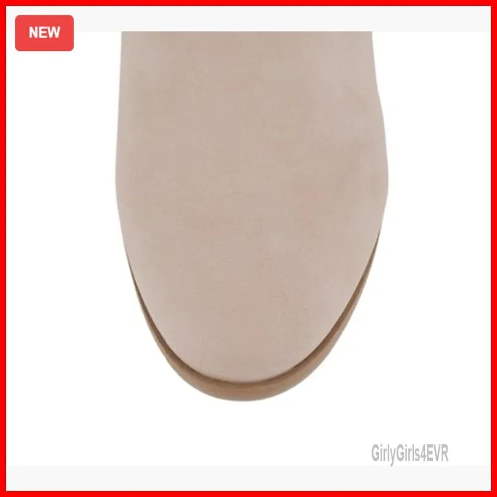 Pointed Toe Ankle Booties with Zipper and Elastic Gore Low Heel